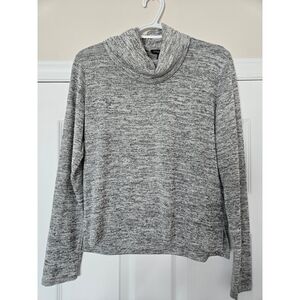 NWT Dynamite Heathered Gray Cowl Neck Sweater